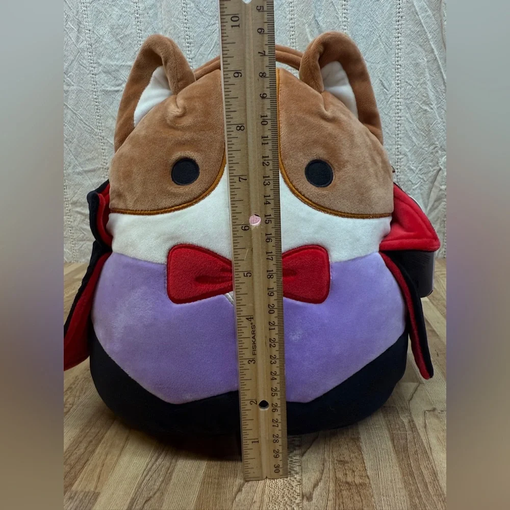 Squishmallows Reginald Vampire Corgi Treat Pail Ultra soft Official Plush